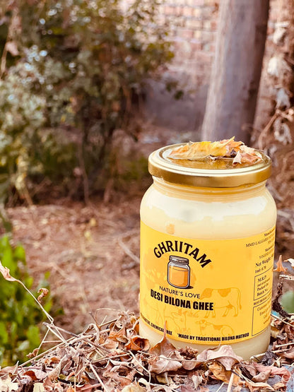 Ghriitam Desi Bilona Ghee 250 ML (As a Sample)
