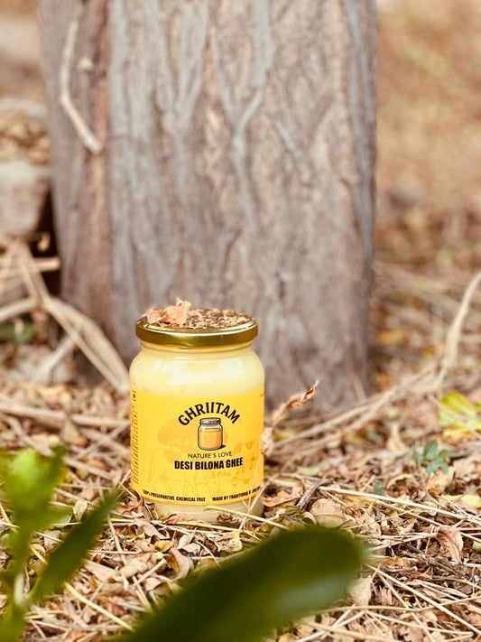 Ghriitam Desi Bilona Ghee 250 ML (As a Sample)